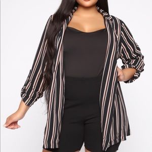 All checked out blazer